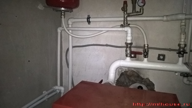 обвязка газового котла к системе отопления вентилями